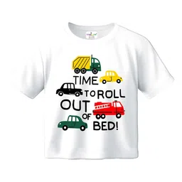 Toddylon Kids Printed Applique T-shirt-23