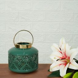 Living scapes by Pantaloons Teal Candle Holder-image-7