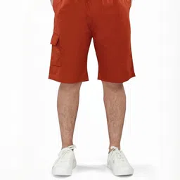 UNOseven Boys Solid Cotton Cargo Shorts-picture-29
