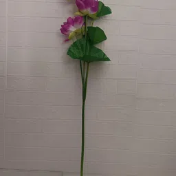 Nutts Purple 2 Pieces Lotus Artificial Flower-34