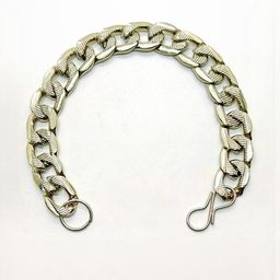 Dynamic Retail Global Men Link Stainless steel Silver -Pleated Bracelet-image-4