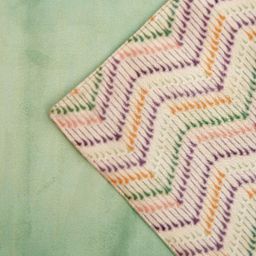 Home Centre Moksha Lily Peach & Green Floral Printed Table Runner image 4