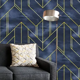 ArtzFolio Printed UV-Resistant Anti-Bacterial Geometric Pattern Peel & Stick Wallpaper-image-38
