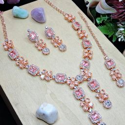 VATSALYA creation Women PinkJewellery Set-image-84