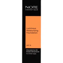 Note Luminous Moisturizing SPF15 Foundation with Macadamia 30ml - Soft Henna 106 image 2