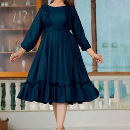 Krunal Raiyani Women Fit & Flare Dress-picture-36