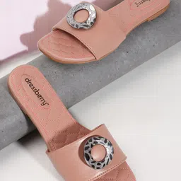 DressBerry Women Solid Open Toe Flats-image-20