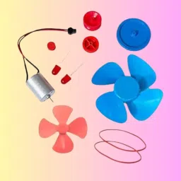 DIY Wind Mill Generator Pulley Motor Dynamo for Science Physics Kids Project-image-35