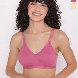 INKURV Pack of 2 Solid Full Coverage Bra-image-54