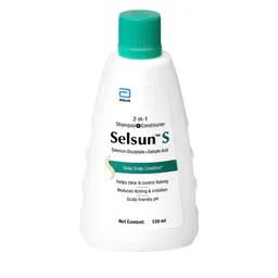Selsun 2-in-1 Anti-Dandruff Shampoo + Conditioner - 120 ml Each-1