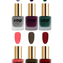 VOLO Set Of 6 Velvet Matte Nail Polish - 8 ml Each image 1