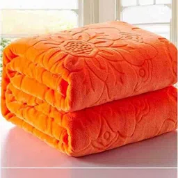 Doristyle Gold 300 GSM SOLID MINK Double Bed Blanket-picture-18