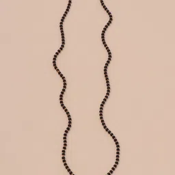 CAPILITE Jewellers Gold-Plated American Diamond Studded & Beaded Mangalsutra-36
