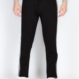Status Quo Men Self Design Mid-Rise Track Pants-image-8