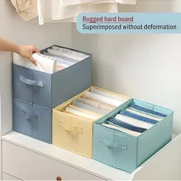 FAVRIA Grey Set of 3 Reusable Drawer Organiser Organisers image 3