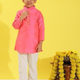 Cutiekins Boys Regular Kurta with Pyjamas-20