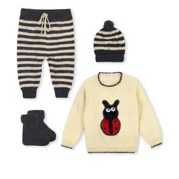 Hipposippo Unisex Beige Clothing Set-picture-18
