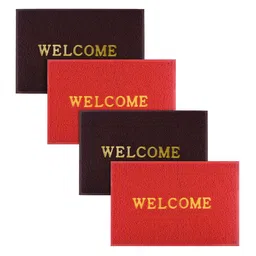 Kuber Industries Pack of 4 Rubber Large Doormats-90