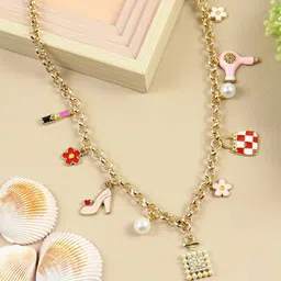 Asthetika Kids Girls Minimal Charm Necklace-image-30