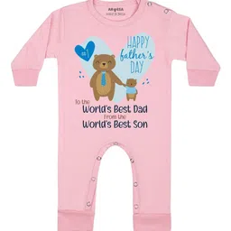Arvesa Happy Father Days Printed Bodysuit-image-43