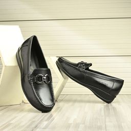 Valentino Textured Leather Block Peep Toes with Buckles-9