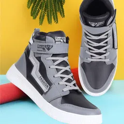 Zixer Men Colourblocked Lace-Ups Sneakers-image-43