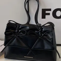 StyleCast Structured Handheld Bag with Bow Detail-image-53