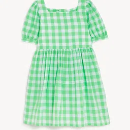 Marks & Spencer Checked Fit & Flare Dress-image-37