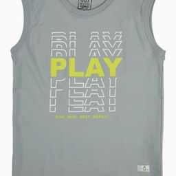 Gini and Jony Boys Typography Printed Round Neck Cotton T-shirt-63