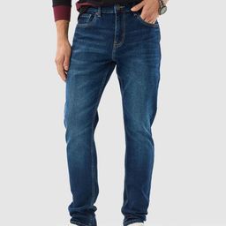 Snitch Men Blue Mid-Rise Slim Fit Jeans-picture-23