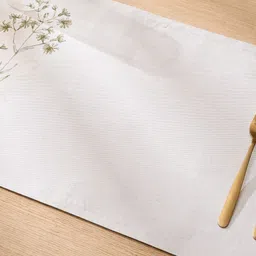Home Centre Drake Botanica Green & White Printed Reversible Placemat-image-25