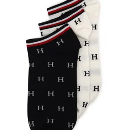 Tommy Hilfiger Men Pack Of 3 Patterned Ankle-Length Socks-image-89