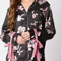 LULU & SKY Printed Shirt With Shorts Night Suit-picture-15