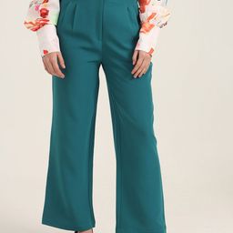 AMSWAN Women Relaxed High-Rise Straight Fit Pleated Korean Pants-image-87