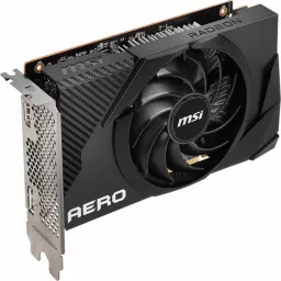 MSI RX 6400 AERO ITX 4G GDDR6 4 GB AMD Radeon Chipset 64 bit 2321 MHz Graphics Card image 3