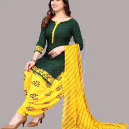 Unstitched Crepe Salwar Suit Material Paisley-image-35