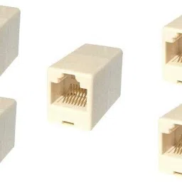 TAAPSEE 5 PACK RJ45 CAT5 CAT6 Coupler Plug Network LAN Cable Extender Connector Adapter Lan Adapter-16