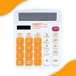 Orange Solar-Powered Advance Calculator with Large Display Blue Solar-Powered Advance Calculator with Large Display Financial Calculator-image-58