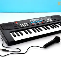 X138 Keys Piano Toy with Microphone, USB Power Cable & Sound Recording Best Birthday Gift for Boys and Girls Musical Instruments Analog Digital Piano-image-54