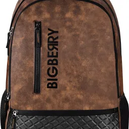 Medium 28 L Laptop Backpack Newage classic genuine PU Backpack with Multiple Compartments & organiser-image-46