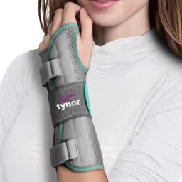 Wrist & Forearm Splint, Grey, Left, Child, 1 Unit Wrist Support-image-51
