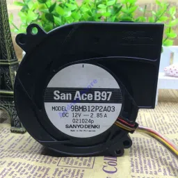 Electronic Spices 12V 2.85A 9BMB12P2A03 9733 9.7CM 4-line high-volume turbine blower Cooler-22