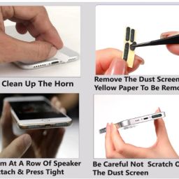 Kickzu Mobile Phone Dustproof Net Stickers Digital Visual Interface Black Anti-dust Plug-20