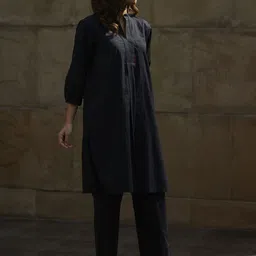 Raas by Ekta Tree Of Hope Embroidered Pure Cotton Top With Trousers Co-Ords-image-28