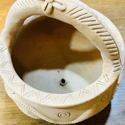 Swadeh Brown Clay Basket Planter Pot-image-18