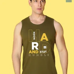 WOOSTRO Pack Of 2 Printed Super Combed Cotton Gym VWS26(98 LGTGREEN)(HARD OLIVE)-image-76