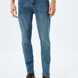 Koton Men Slim Fit Low-Rise Trousers-image-95