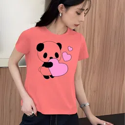 Moda Rapido Printed Round Neck T-shirt-image-95