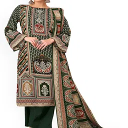 DRAVINAM Trends Printed Viscose Rayon Unstitched Dress Material-image-67