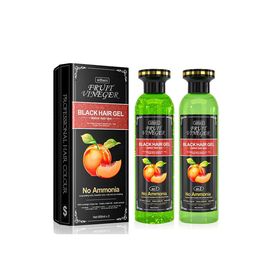 Adbeni Set Of 2 Fruit Vinegar Gel Hair Color- 500 ml Each- Black-26